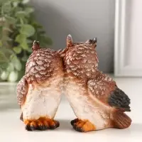 Фигура полистоун "Пара сов" 11х14,5 см