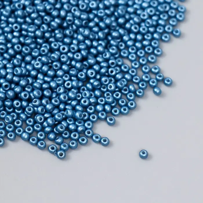 Бисер стекло 12/0  Бисер стекло 12/0 "Полуночно-синий" 15 гр