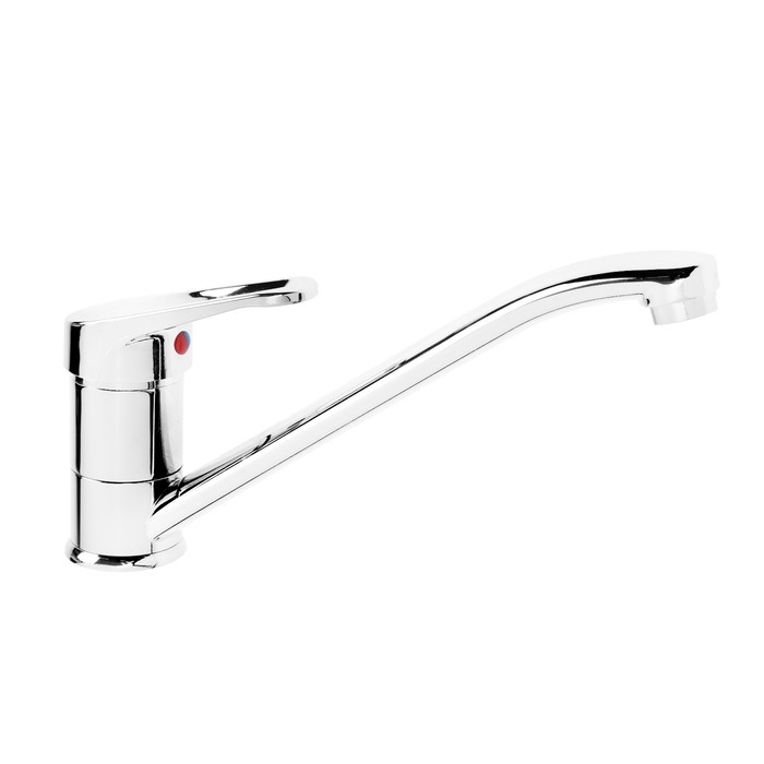 Смеситель для кухни Смеситель для кухни "Эверест" B42-028, однорычажный, длинный излив, хром