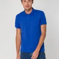 Рубашка поло мужская Virma Stretch, ярко-синяя (royal), размер S