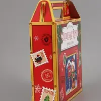 Коробка подарочная, самосборная &laquo;Новогодняя почта&raquo;, 33.7&times;25.7&times;7.9 см