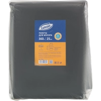 Мешки для мусора ПВД 360л 60мкм 25шт/уп черные 130x160см Luscan