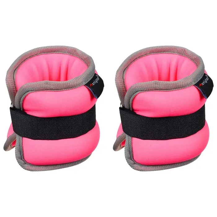 Утяжелители неопреновые ONLYTOP, 2 шт. &times; 0.5 кг, цвет розовый