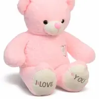 Мягкая игрушка мишка "Люблю" 67 см МИКС