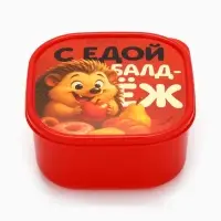 Ланч - бокс квадратный &laquo;БалдЁЖ&raquo;, 700 мл
