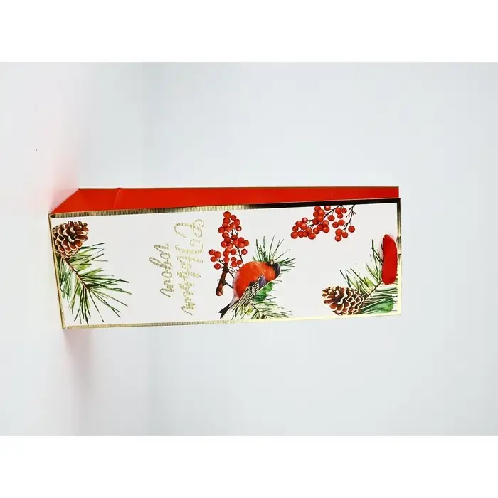 Набор пакетов под бутылку «С Новым годом» Набор пакетов под бутылку «С Новым годом»