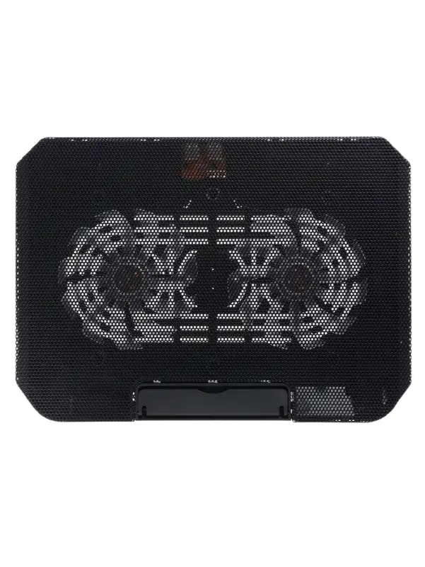 Охлаждающая подставка для ноутбука-планшета 35&times;24 см, 2 вентилятора, USB, кабель в комплекте