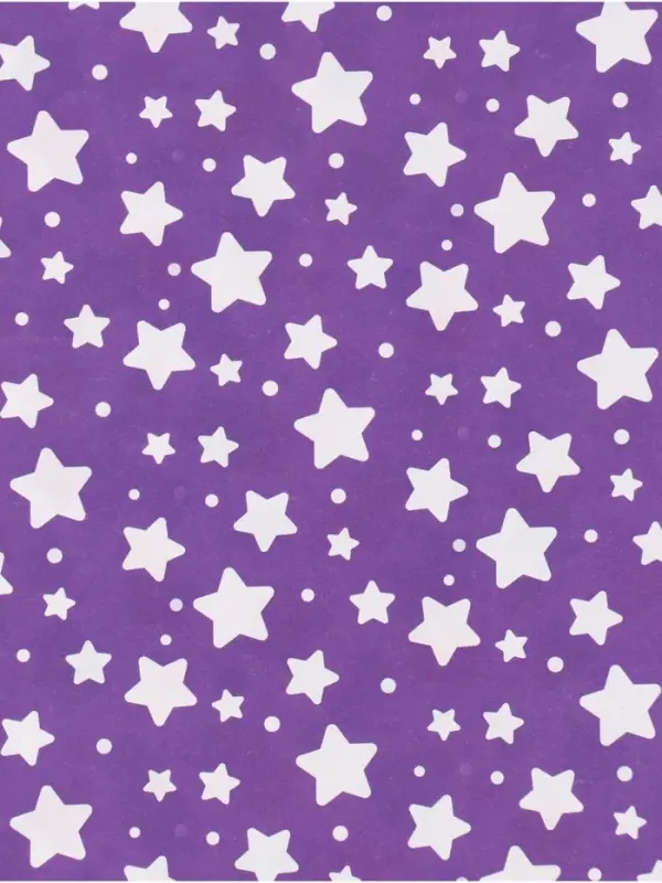 Бумага упаковочная глянцевая двухсторонняя &laquo;Звёзды&raquo;, 70 &times; 100 см
