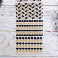 Термонаклейки на 7 яиц &laquo;Роскошь&raquo; на пасху, 7,3 х 34,2 см