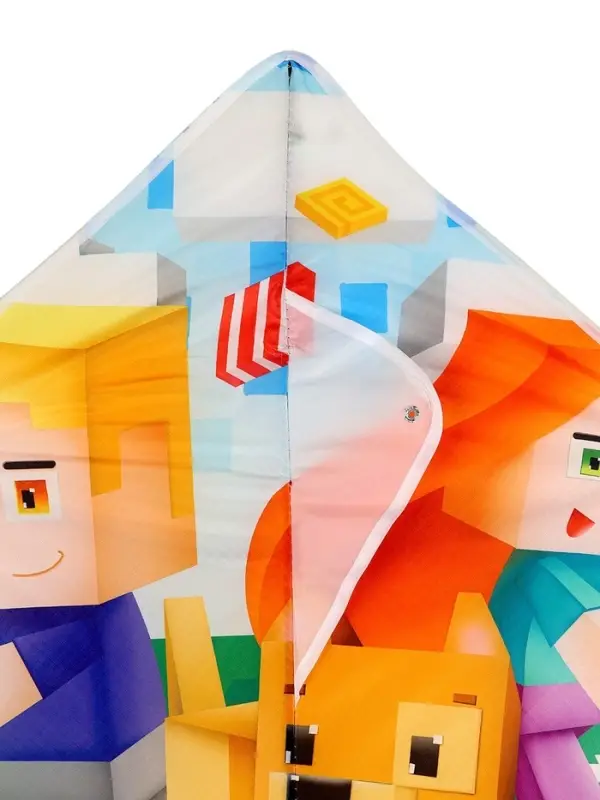 Воздушный змей Funny toys &laquo;Пиксельный мир&raquo;, 70&times;105 см