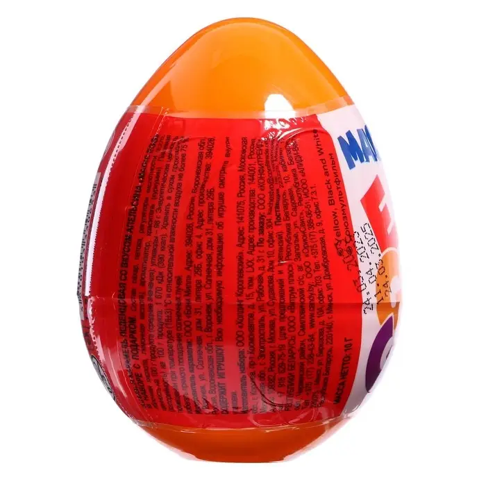 Игрушка &laquo;Чебурашка&raquo;, в пластиковом яйце MAGIC EGG, с карамелью 10г