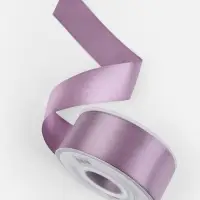 Лента атласная TEIRA, двухсторонняя, 38 мм, 25&plusmn;1 м, сиреневая №0434