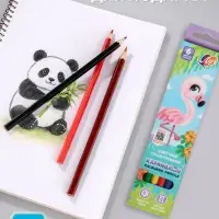 Карандаши цветные 6 цветов &laquo;Луч&raquo;, заточенные, шестигранные