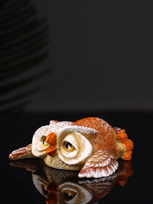 Фигура Фигура "Совёнок уставший" 2.6х7.6.3 см