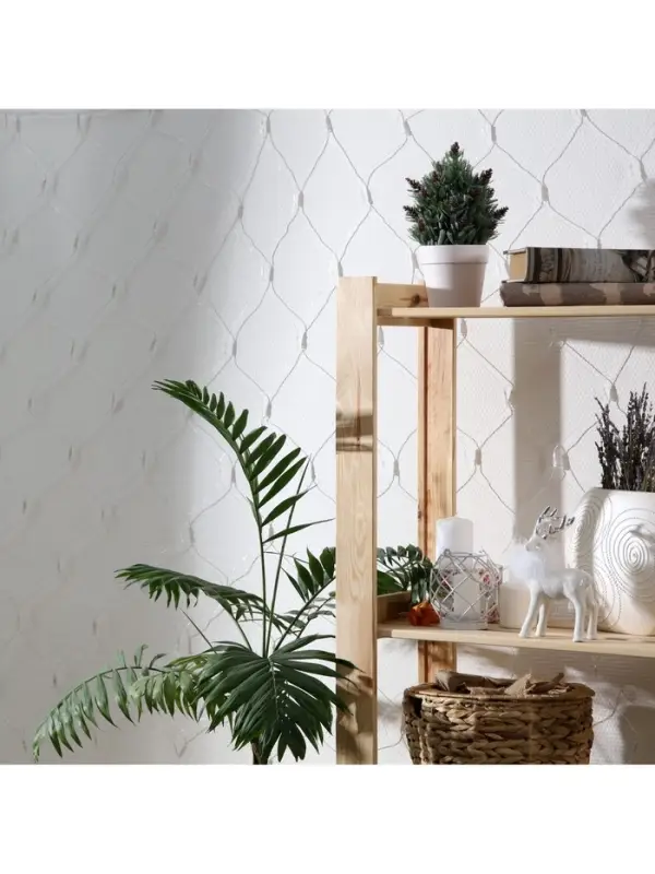 Гирлянда &laquo;Сеть&raquo; 1.6&times;1.6 м, IP20, прозрачная нить, 144 LED, 8 режимов, 220 В, свечение мульти,