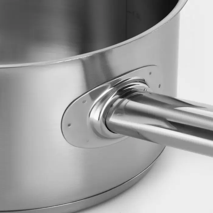 Ковш Катунь &laquo;Общепит&raquo;, 2.1 л, d=18 см, h=9 см, капсульное дно, индукция, нержавеющая сталь