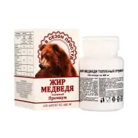 Медвежий жир 0.4 г, 100 капсул