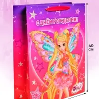 Пакет подарочный детский Winx, L 31&times;40&times;11.5 см