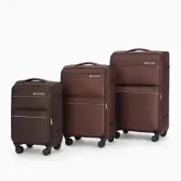 Чемодан на колёсах TEXTURA, кодовый замок, с увеличением, 47&times;30&times;78 см, 28", коричневый