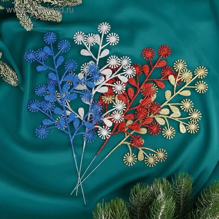 Декор блеск &laquo;Одуванчики&raquo;, 15&times;23 см, МИКС