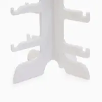 Подставка под очки 6 мест, 16&times;14.5&times;35.5 см, белая