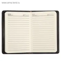 Записная книжка &laquo;Классика&raquo;, А6, 100 листов, обложка ПВХ, коричневая