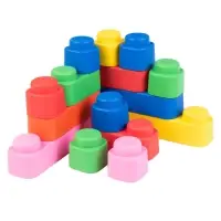 Конструктор Десятое Королевство &laquo;Мягкие кирпичики&raquo;, 17 деталей