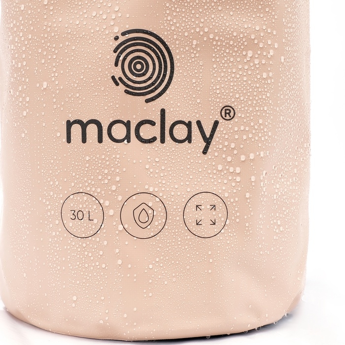 Гермомешок туристический maclay, 30 л, 500D, цвет оранжевый Гермомешок туристический maclay, 30 л, 500D, цвет оранжевый