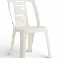 Стул садовый Decorona DeRiviera, 49.5&times;50&times;88 см, пластиковый, белый
