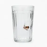 Стакан непробиваемый с пулей &laquo;Военный&raquo;, гранёный, 250 мл