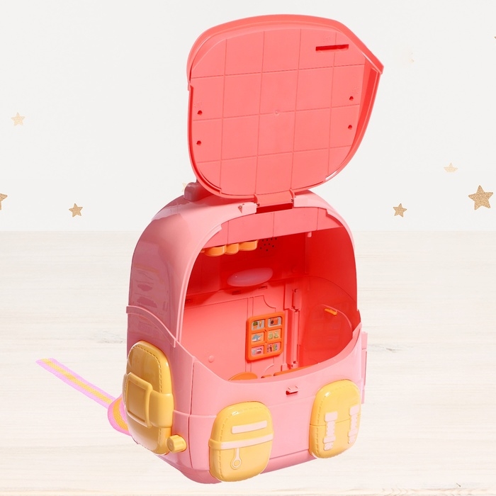 Дом для кукол «Рюкзачок» с куклами, мебелью и аксессуарами Дом для кукол «Рюкзачок» с куклами, мебелью и аксессуарами