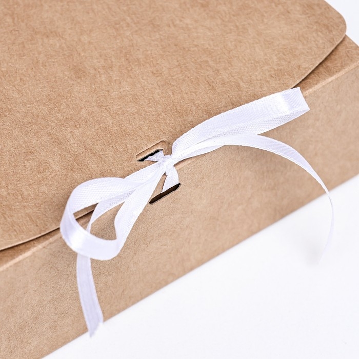 Коробка складная, крафт, 15 х 15 х 5 см Коробка складная, крафт, 15 х 15 х 5 см