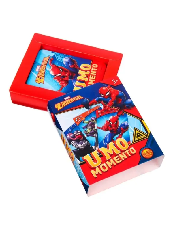 Настольная игра UMO momento, MARVEL, 70 карт, 3+ Настольная игра UMO momento, MARVEL, 70 карт, 3+