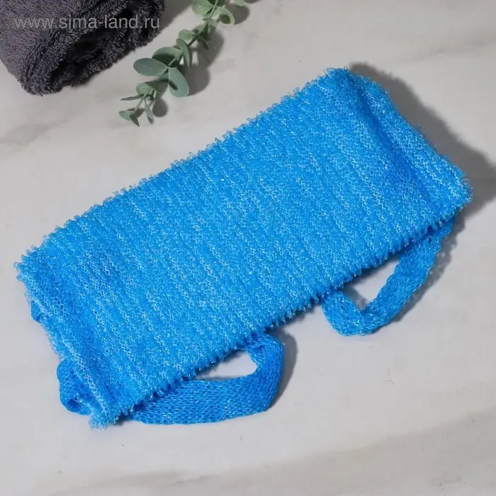 Мочалка для тела Доляна «Банная», 14×33 см, МИКС Мочалка для тела Доляна «Банная», 14×33 см, МИКС