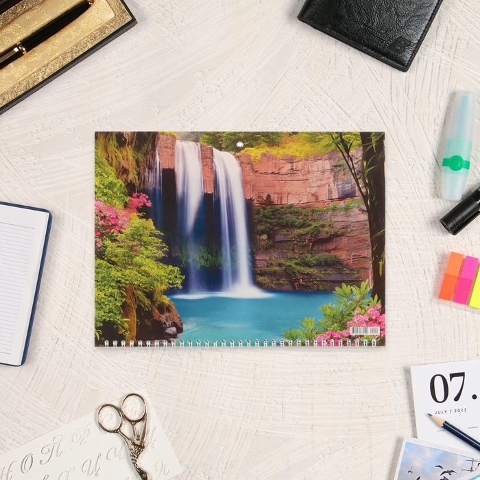 Календарь квартальный, трио Календарь квартальный, трио "Природа - 5" 2025 год, 73 х 29 см