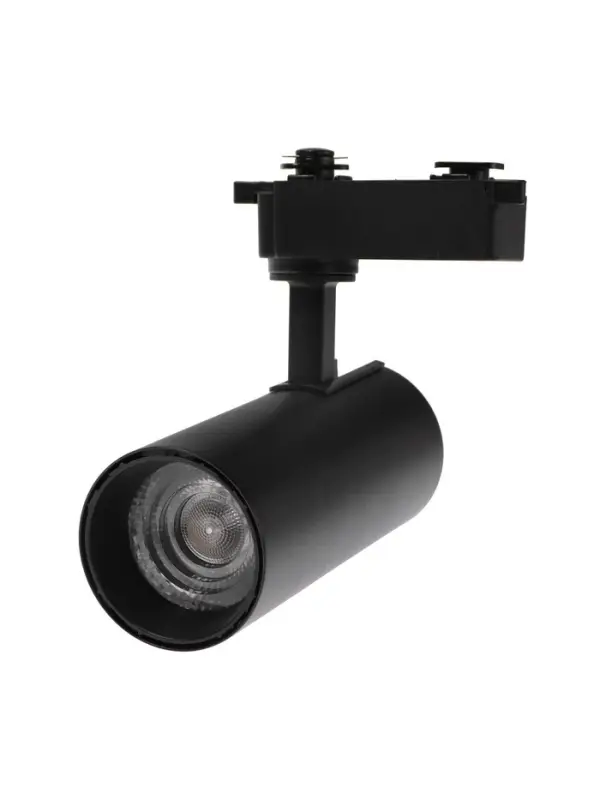 Трековый светильник Luazon lighting, TSL-012, 20 Вт, 1400 Лм, 2800K, чёрный, свечение тёплое белое
