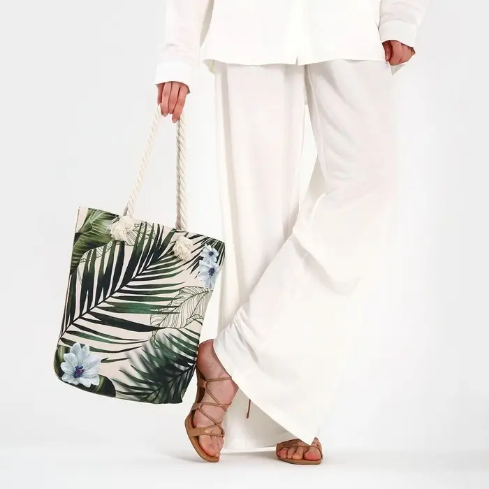 Сумка женская пляжная &laquo;Растение&raquo;, 35&times;40 см