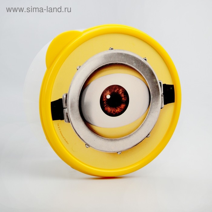 Ланч-бокс круглый 500 мл,  Ланч-бокс круглый 500 мл, "Миньон" Гадкий Я