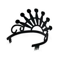 Корона пластиковая "Чёрный лебедь" Корона пластиковая "Чёрный лебедь"