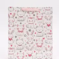 Пакет подарочный «Поздравляю», M 25,5 × 30 × 9 см Пакет подарочный «Поздравляю», M 25,5 × 30 × 9 см