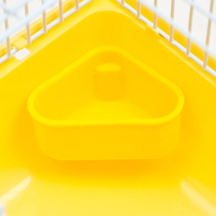 Клетка для грызунов Клетка для грызунов "Пижон", 27 х 21 х 17 см, жёлтая