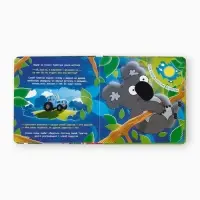 Тактильная книжка "Дружный зоопарк", Синий трактор Тактильная книжка "Дружный зоопарк", Синий трактор