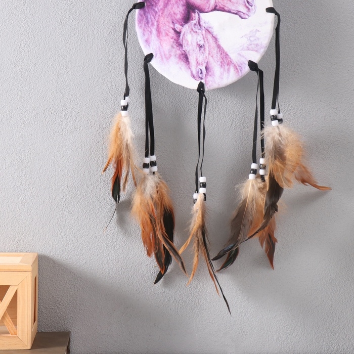 Ловец снов 53 Ловец снов 53 "Лошадь" круг d=16 см