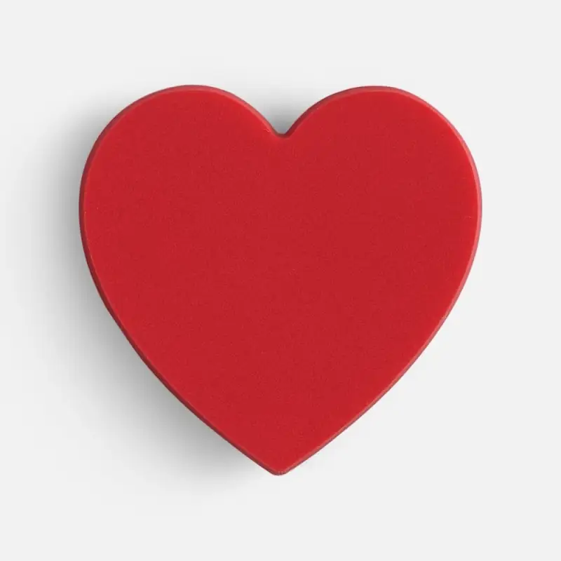Джибитс из ПВХ &laquo;Сердце&raquo;, красный