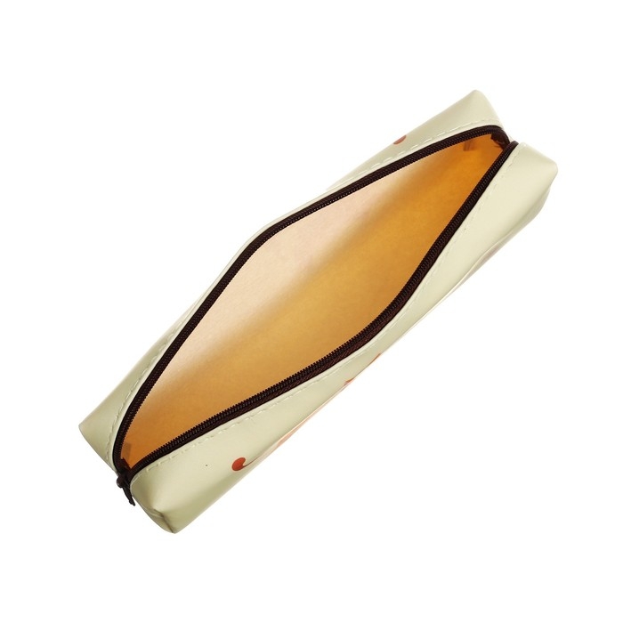 Пенал школьный Пенал школьный "Кот" на молнии, бежевый