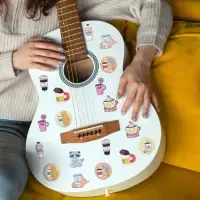 Наклейки-стикеры «Я люблю кофе», 7×7 см, набор 10 шт.