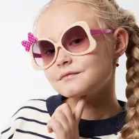 Очки солнцезащитные детские OneSun, uv 400, 13 х 13.5 х 6.2 см, линза 4.1 х 4.4 см, белые