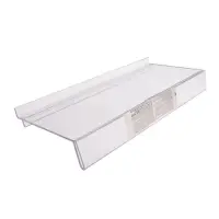 Полка для экономпанелей, для обуви, с ценникодержателем, 24.5&times;11.5 см, оргстекло, 3 мм