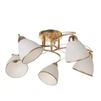 Люстра потолочная BayerLux &laquo;Андер&raquo;, 5хЕ27, 40 Вт, золото, 44&times;44&times;24 см