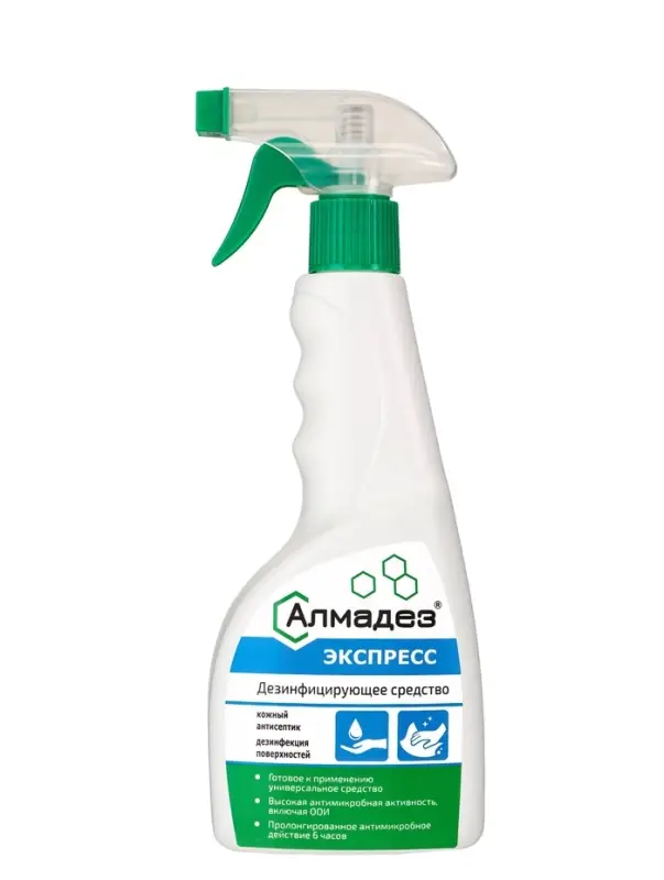 Антисептик &laquo;Алмадез-Экспресс&raquo;, кожный, дезинфекция поверхностей, 500 мл